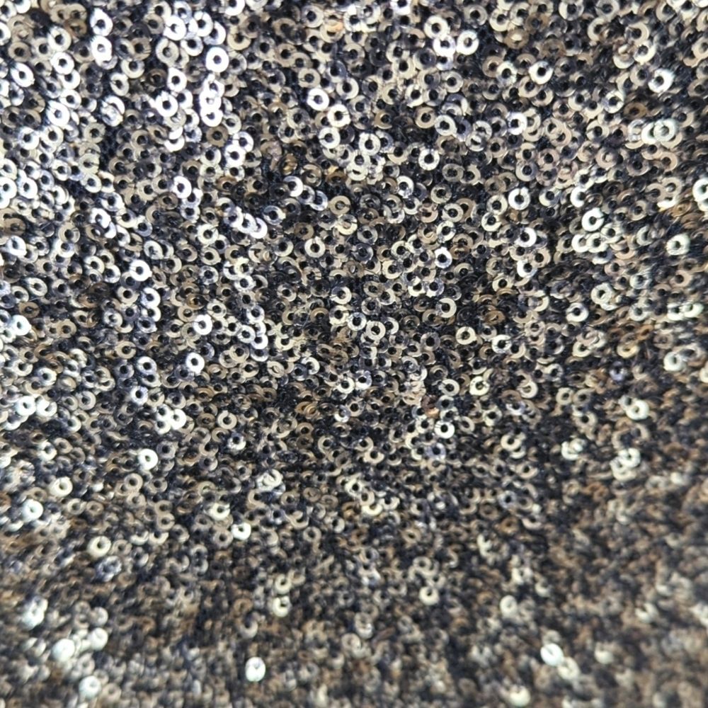 Giani Bini Gold Sequin One Shoulder Long Sleeve Dress - Picture 3 of 11